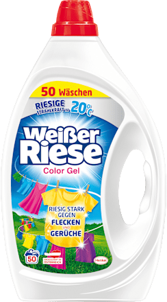 Colorwaschmittel Flüssig Gel Weißer Riese