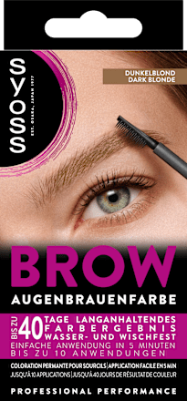 Augenbrauenfarbe Dunkelblond 6-1 syoss