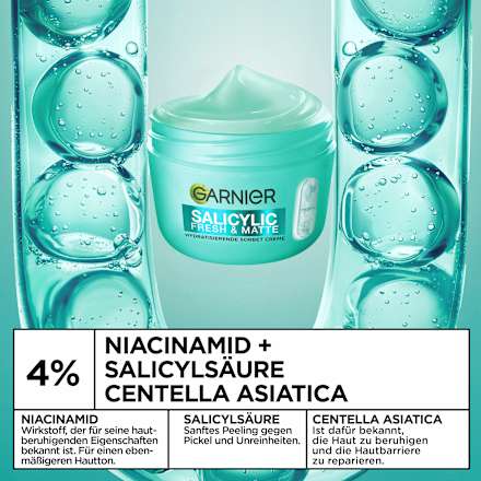 Anti-Pickel Salicylic Fresh & Matte Sorbet Creme  GARNIER