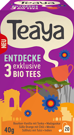 Tee Entdeckerbox 3 Sorten (20 Beutel) Teaya