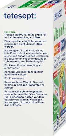 Direkt-Sticks Vitamin K2 & D3 + B12 tetesept
