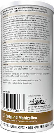 Diät Shake, Slim Shake Espresso Macchiato Layenberger Fit+Feelgood