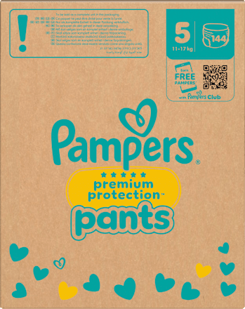 Baby Pants Premium Protection Gr. 5 Junior (12-17 kg) Monatsbox Pampers premium protection