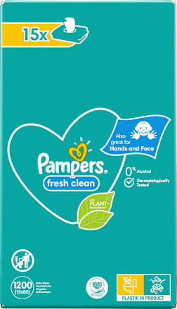 Feuchttücher fresh clean (15x80St) Pampers