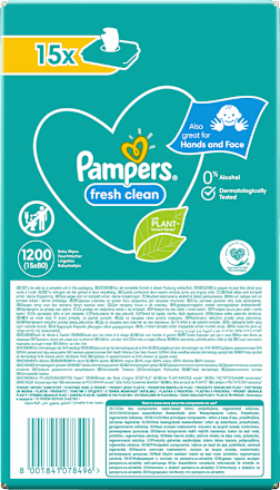 Feuchttücher fresh clean (15x80St) Pampers