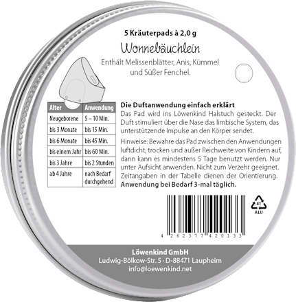 Löwenpads Wonnebäuchlein Löwenkind