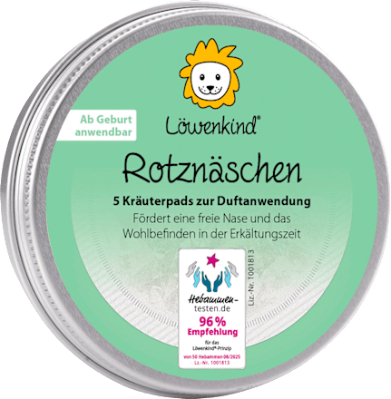 Löwenpads Rotznäschen Löwenkind