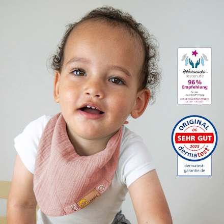 Halstuch Mini, altrosa Löwenkind