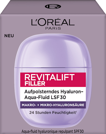 Gesichtscreme Hyaluron-Aqua-Fluid LSF 30 L'ORÉAL PARiS REVITALIFT