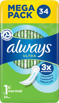 Binden Ultra Days Normal Sparpackung always