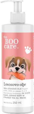 Lososovo olje za pse in mačke the BOO care