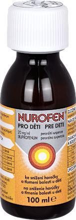 perorální suspenze pro děti od 3. měsíců s příchutí Pomeranč NUROFEN
