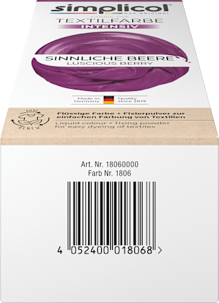 Textilfarbe intensiv Sinnliche Beere Simplicol