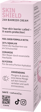 Gesichtscreme Barrier Skin Shield 24h Santé naturally.
