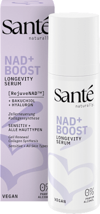 Gesichtsserum NAD+ Boost Longevity Santé naturally.