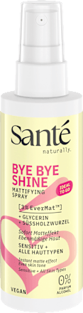 Gesichtsspray Mattifying Bye Bye Shine Santé naturally.