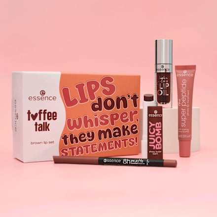 Set za usne toffee talk – 01 Pout Au Chocolat essence