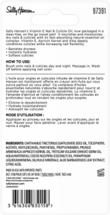 Penna olio per unghie e cuticole con vitamina E Sally Hansen