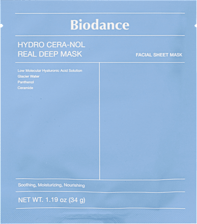 Hidrogél arcmaszk Hydro Cera-nol Real Deep Mask Biodance