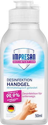 Handdesinfektionsgel, Reisegröße Impresan