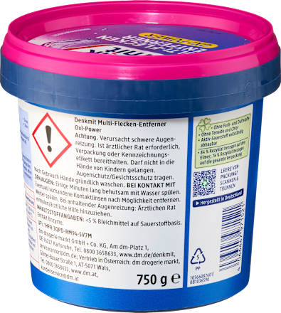 Odplamiacz Oxi Power Denkmit