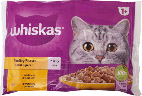 Mokra hrana za mačke od peradi whiskas