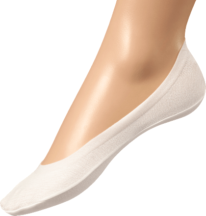 Къси чорапи тип терлици, бели, 39-42 Fascino