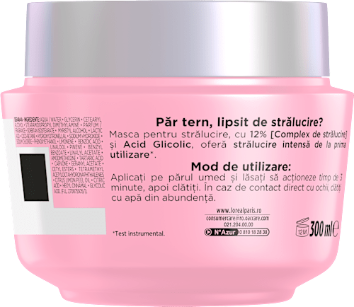 Glycolic Gloss mască pentru strălucire L'ORÉAL PARiS ELSEVE