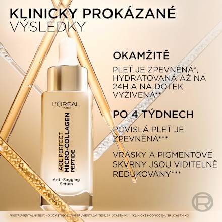 zpevňující pleťové sérum Micro-Collagen Peptide L'ORÉAL PARiS AGE PERFECT