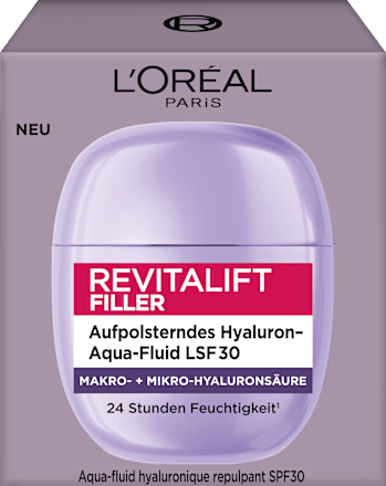 Gesichtscreme Hyaluron-Aqua-Fluid LSF 30 L'ORÉAL PARiS REVITALIFT