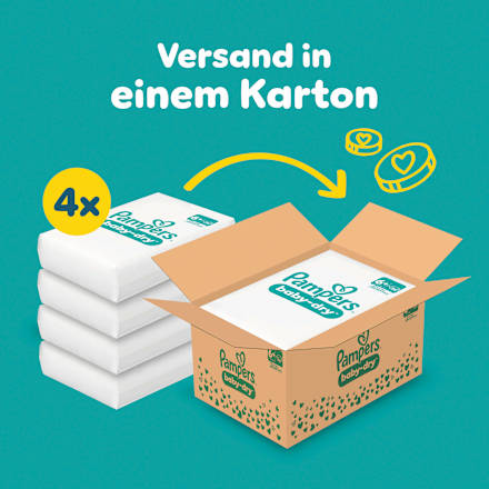 Windeln Gr. 6+ Extra Large (14-19 kg) Monatsbox Pampers baby-dry