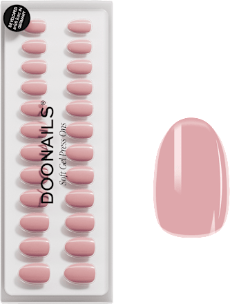 Künstliche Nägel, Soft Gel Press Ons Valentine Crush Short Round Doonails