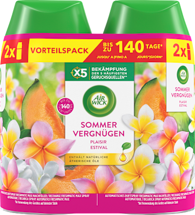 Lufterfrischer Freshmatic Sommervergnügen Nachfüllpack (2x250 ml) AIR WICK