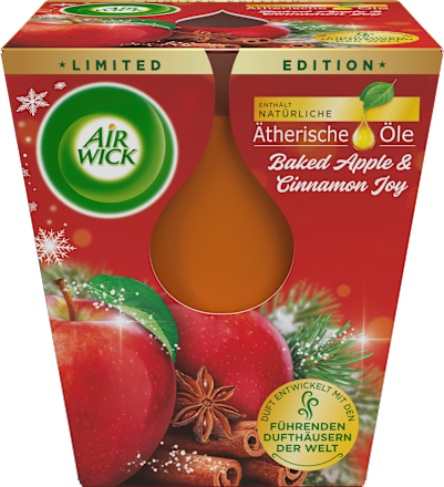 Duftkerze im Glas Apple & Cinnamon Joy AIR WICK