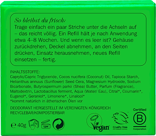Deostick Tropic Tonic Nachfüllpack Fussy