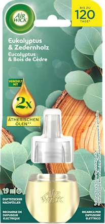 Lufterfrischer Duftstecker Eukalyptus & Zedernholz Nachfüllpack AirWick