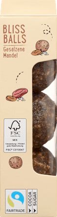 Bliss Balls, gesalzene Mandel dmBio