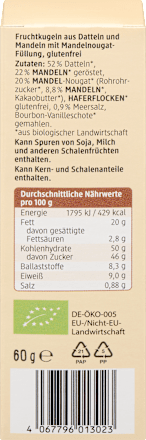 Bliss balls alle mandorle salate dmBio