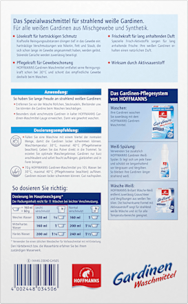 Waschmittel für Gardinen HOFFMANNS