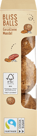 Fruchtkonfekt Bliss Balls gesalzene Mandel dmBio