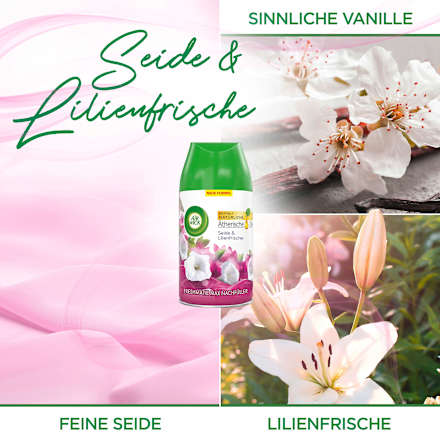 Lufterfrischer Freshmatic Seide & Lilienfrische Nachfüllpack (2x250 ml)  AirWick