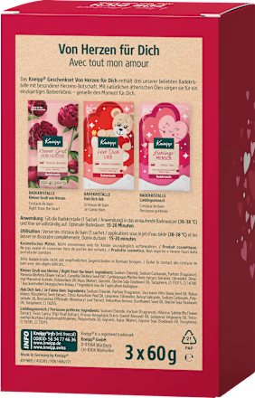 Geschenkset von Herzen für dich Kneipp