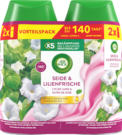 Lufterfrischer Freshmatic Seide & Lilienfrische Nachfüllpack (2x250 ml)  AIR WICK