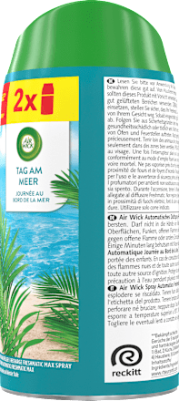 Lufterfrischer Freshmatic Tag am Meer Nachfüllpack (2x250 ml) AIR WICK