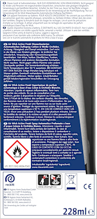 Lufterfrischer Active Fresh Cotton & Weiße Orchidee Starterset AIR WICK