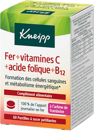 Lutschtabletten Eisen + Folsäure + Vitamin C + B12 Kneipp