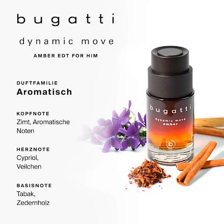 Eau de Toilette dynamic move Amber bugatti