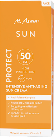Sonnencreme Gesicht, intensive anti-aging, LSF 50 M. Asam