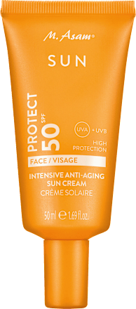 Sonnencreme Gesicht, intensive anti-aging, LSF 50 M. Asam