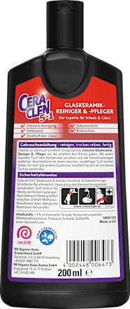 Glaskeramikreiniger & Induktionsreiniger 3-in-1 CERACLEN